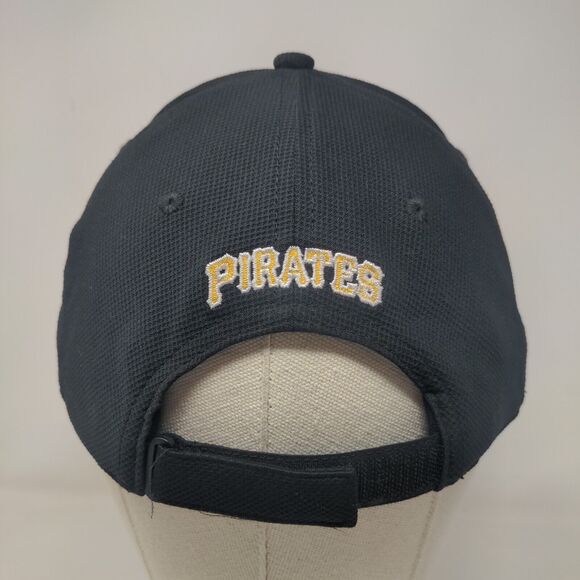 Under Armour Men's Strapback Hat Black OSFA Embroidered Pittsburgh Pirates Logo - Picture 5 of 7